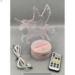 Focusky Pegasus Color Changing Nightlight For Kids Dimmable LED 