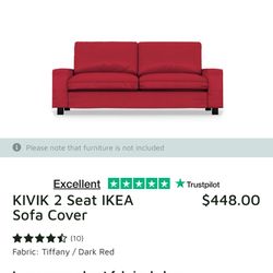 2-seat IKEA Kivik sofa cover