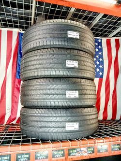 ✅ 255 55 20 MICHELIN PRIMACY A/S  Standard Touring All-Season Tires 255/55R20 USED TIRES SET 