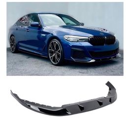 Front Lip Splitter Compatible with BMW 5 Series G30 LCI M Sport 2021–2023, Gloss Black