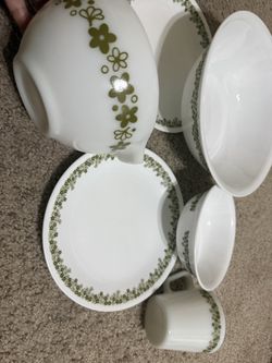 Vintage Corelle and Pyrex 1972