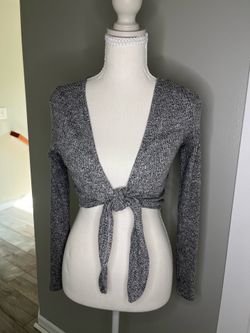 Long sleeve crop top