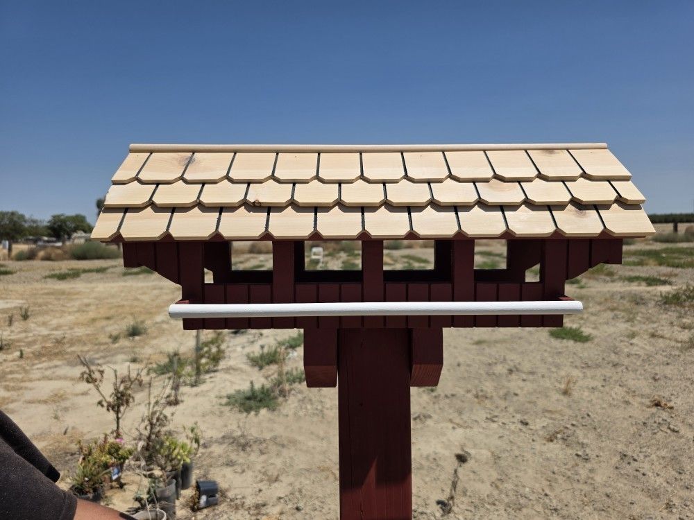 Bird Feeder Covered Bridge Bird Feeder