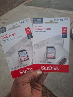 SanDisk Ultra Plus 128GB SDXC Card – 2 Pack