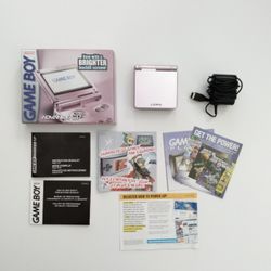 Nintendo Gameboy SP Pink Pearl with Box 