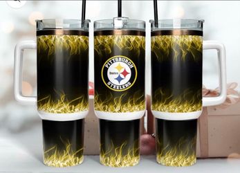 Pittsburgh Steelers Football 40oz Tumbler