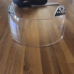 Slightly used Oakley visor without clips