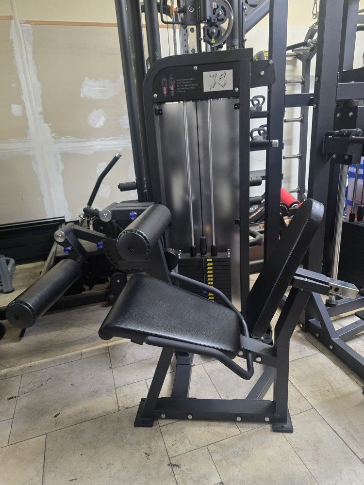 Leg extension / leg curl combo dual exercise fitness weight machine
