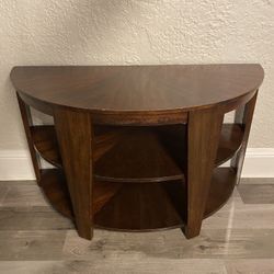 Gorgeous Brown Wood Console 