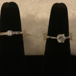 Sterling Silver 925 Rings (size 7.5)