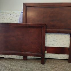 Twin Bed, Dresser and Box Spring Matress With Matress Like New
