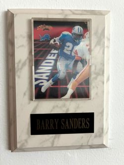 Barry Sanders Plaque