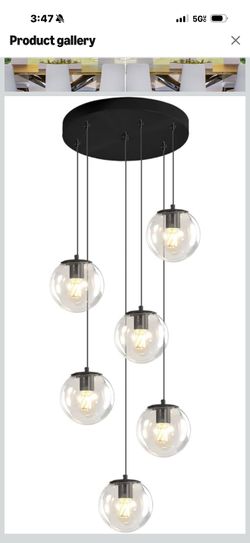 6-light LED light LED pendant