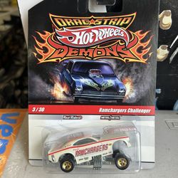 Hot wheels Drag strip demons 1/64 scale Ram chargers Challenger 