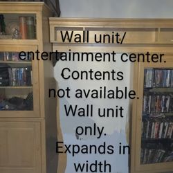 Wall Unit/Entertainment Center 