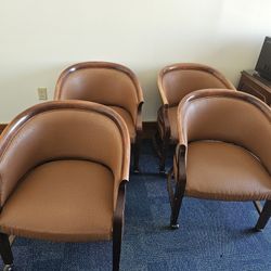 Chairs With WHEELS 9 TOTAL $20/EA.