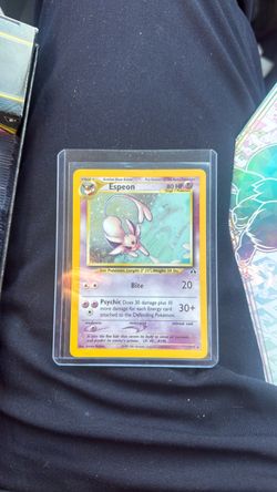 Espeon Pokémon Card in Hard Case