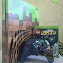 Xbox One S  1TB Minecraft Edition 
