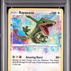 Rayquaza Amazing Rare #138 Vivid Voltage Pokemon - PSA 9