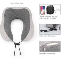 Like New Memory Foam Travel Neck Pillow