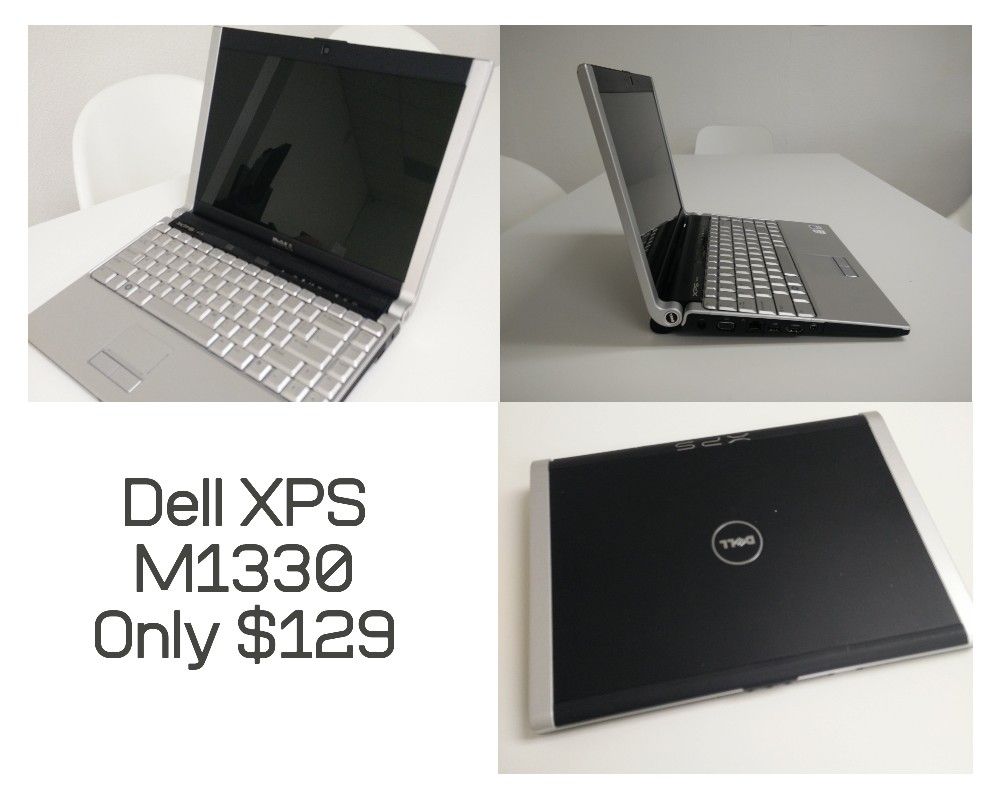 Dell XPS Laptop 13.3" C2D 2.20Ghz 2GB RAM 80GB HDD Windows 10 Webcam