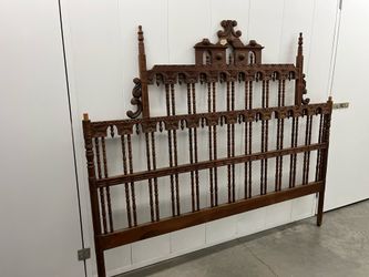 Spanish revival queen headboard