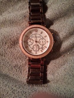 Michael Kors Rose Gold Chronograph Watch