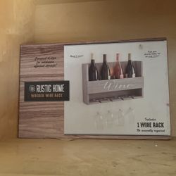 The Rustic Home Wooden Wine Rack 