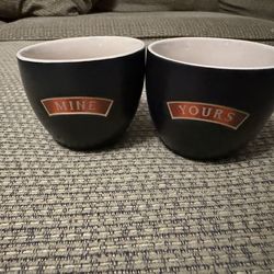 Vintage Bailey’s Irish Cream “yours “ and “mine” cups