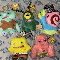 Fuggler SpongeBob Keychain Set