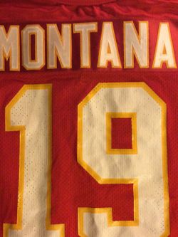 Joe Montana #19 Jersey / Pick Up Only Size (2x)