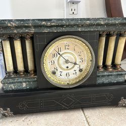 Seth Thomas Adamantine Clock - Wind Up - Antique