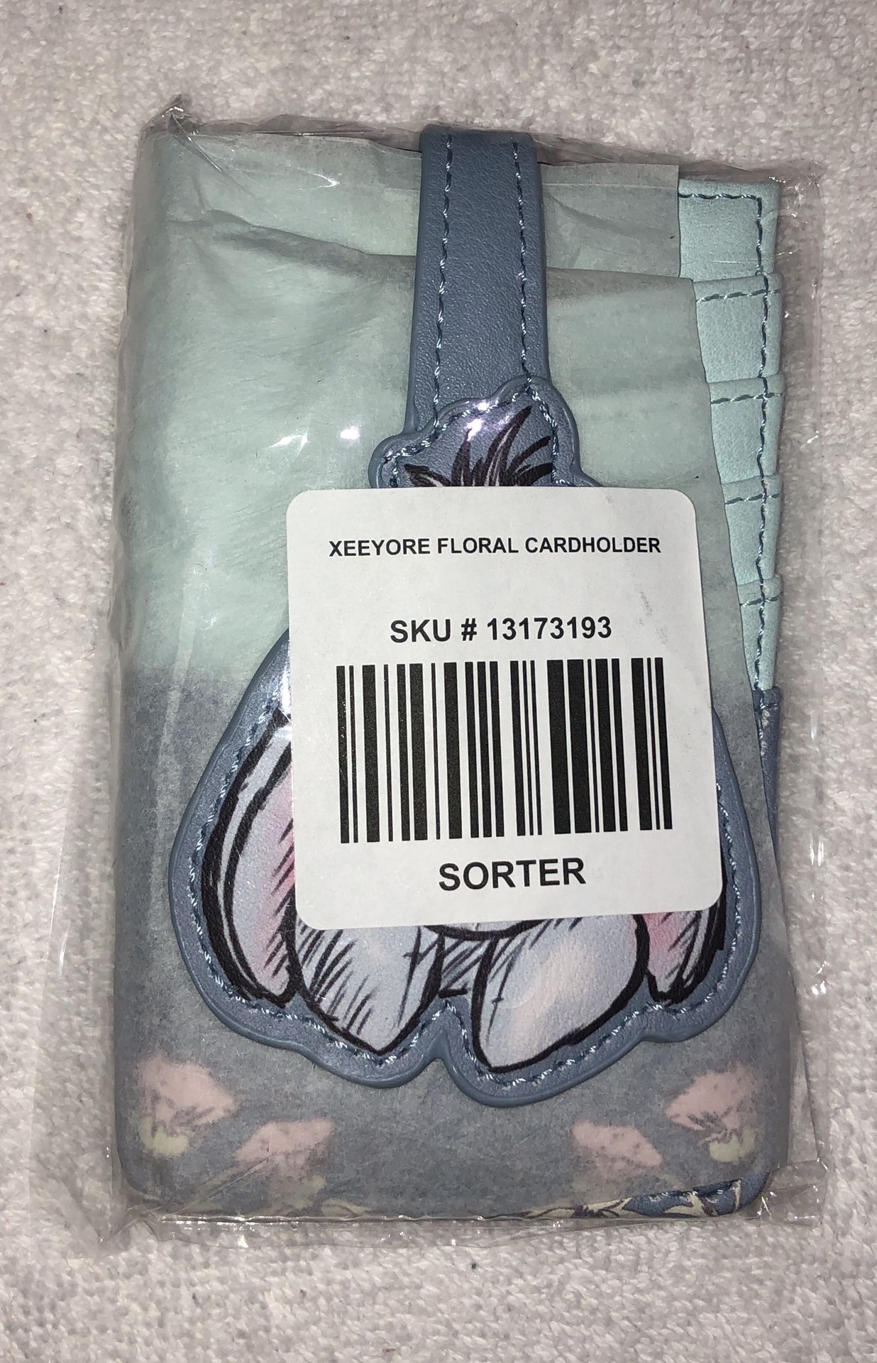(NWT) Disney Loungefly Winnie the Pooh Eeyore Sketch Cardholder - BoxLunch Exclusive