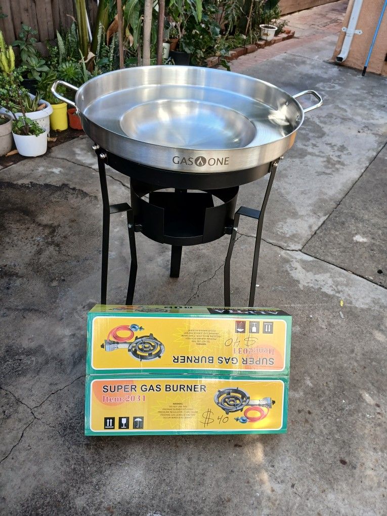Quemador De Gas Base Y Comal Hondo $110