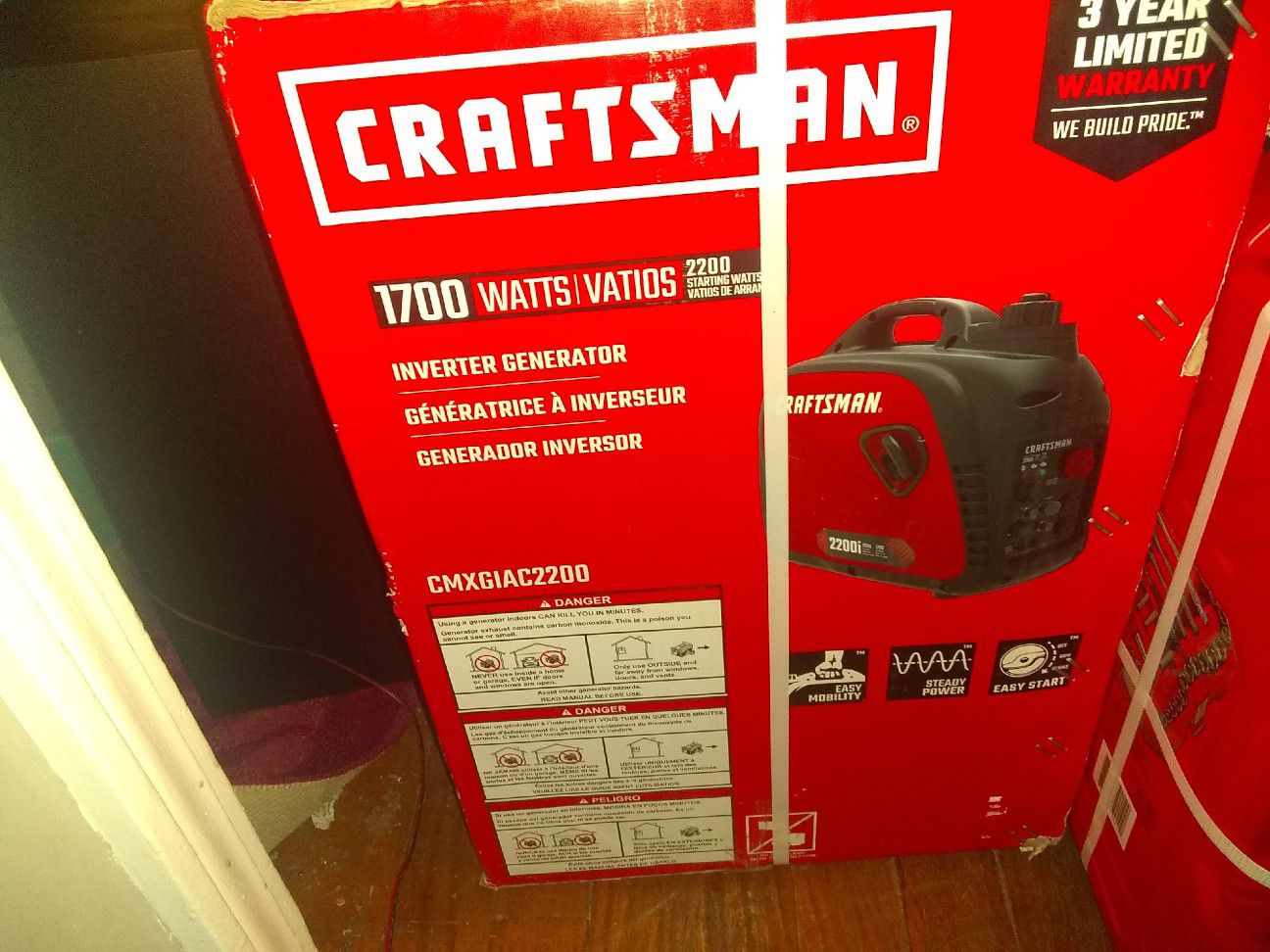 Craftsman Inverter Generator w/warranty