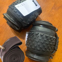 New 29” MTB XC Bike Tire Pair w Tube 