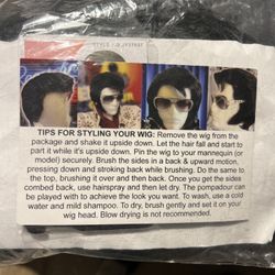 ELVIS WIG with SIDEBURNS 