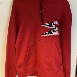 Jordan Hoodie With Jordan 1 Design 