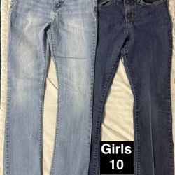 Girls Osh Kosh Bootcut Jean 10 Both For $7