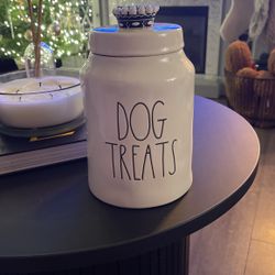 Rae Dunn Dog treat Jar 