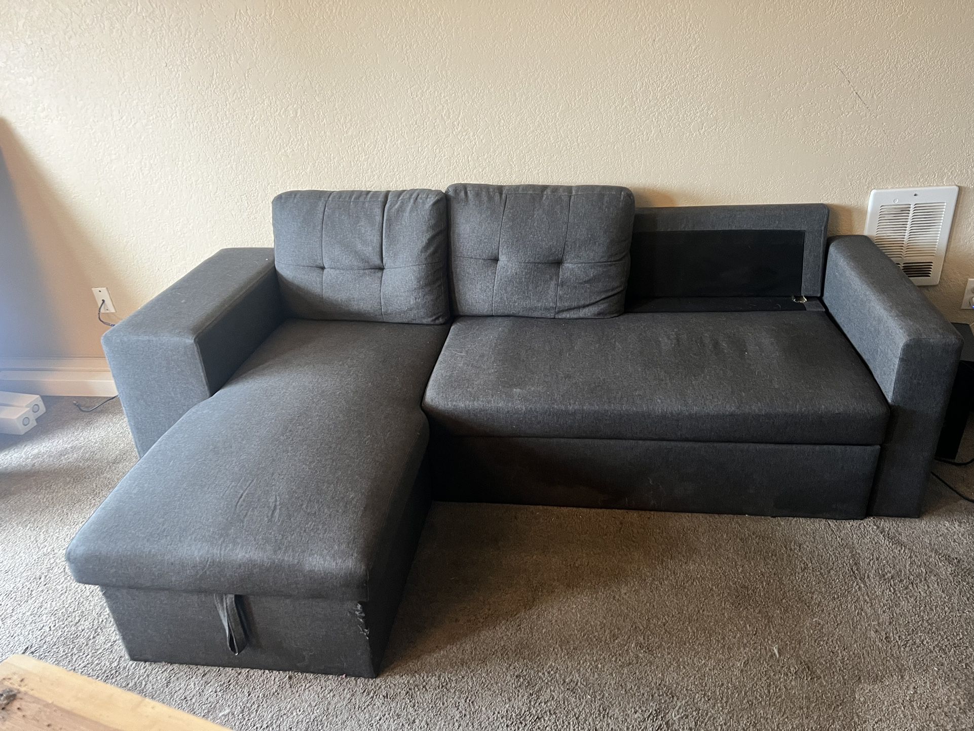 Shaped Couch With Storage 