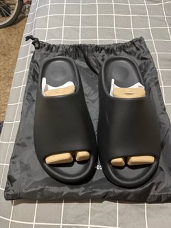 YS-01 — Black Slide Sandals | Size 11
