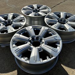 4x 2025 2026 Cadillac Escalade IQ OEM 24" Machined Wheels Rims 94102 TPMS 