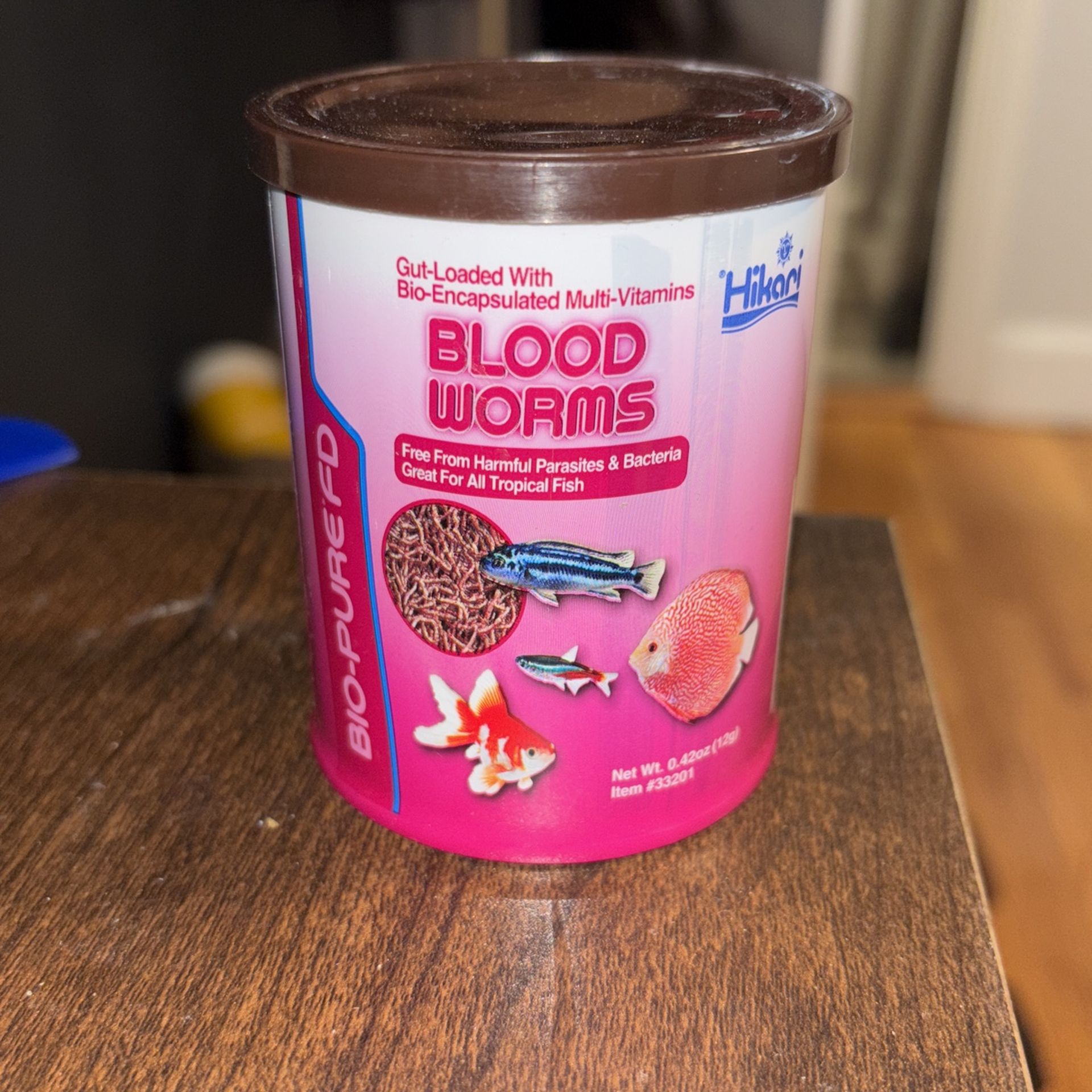 Blood Worms Fish Food
