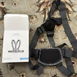 Adjustable Chest Strap Mount Compatible with GoPro Hero 13/12/11/10/9/8/7/6/5 Black