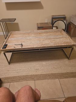 Wood Tone weathered Table
