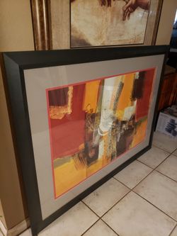 Colorful Abstract framed print