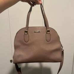 Lightly Used Large Kate Spade Muave Pink Purse 