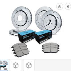 Brake Rotors And Pads It Fits On 2011 To 2022 Infinity QX56,&Qx80Models & Nissan Armada 