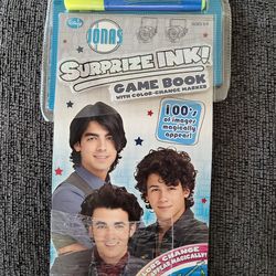 Vintage Disney Jonas Brothers Suprise Ink Game Book